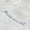 Easy Sweatshirt mit Rundhalsausschnitt und Blumengrafik Easy Sweatshirt mit Rundhalsausschnitt und Blumengrafik