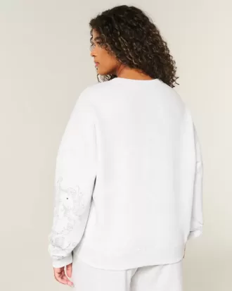 Easy Sweatshirt mit Rundhalsausschnitt und Grafik
