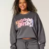 Easy Sweatshirt mit Rundhalsausschnitt und Logo-Grafik Easy Sweatshirt mit Rundhalsausschnitt und Logo-Grafik