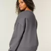 Easy Sweatshirt mit Rundhalsausschnitt und Logo-Grafik Easy Sweatshirt mit Rundhalsausschnitt und Logo-Grafik