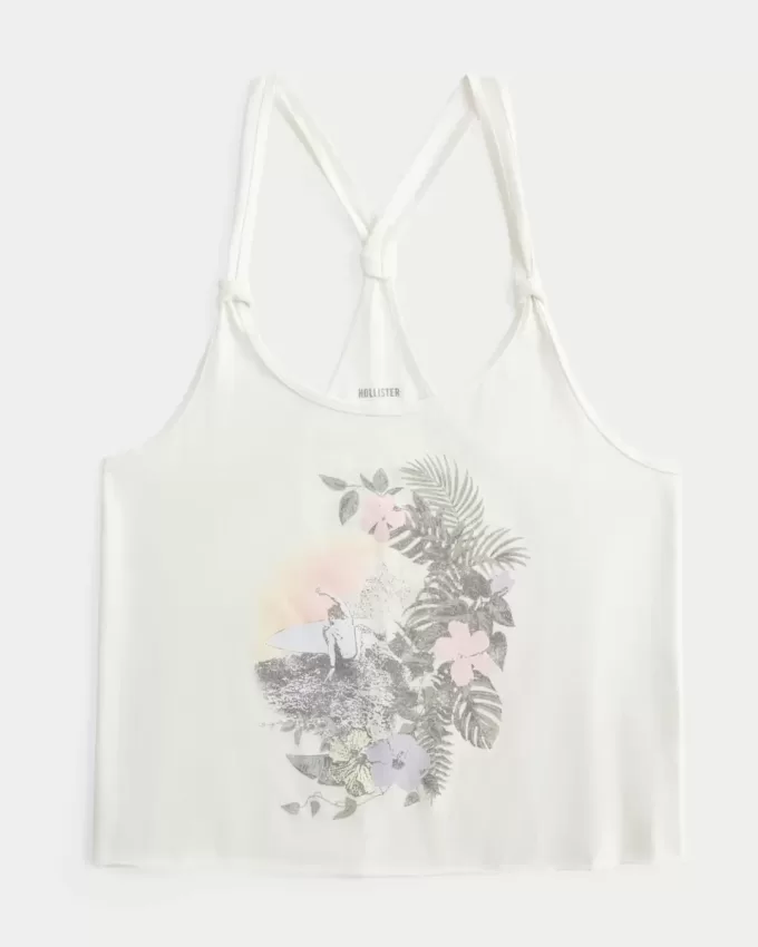 Easy Trend Drop Surf Grafik Tank Easy Trend Drop Surf Grafik Tank