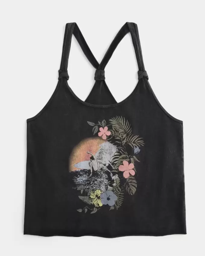 Easy Trend Drop Surf Grafik Tank Easy Trend Drop Surf Grafik Tank