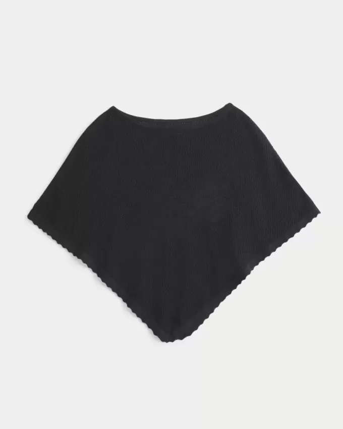 Einfacher Blumenponcho Einfacher Blumenponcho