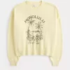 Einfacher Honolulu Graphic Crew Sweater Einfacher Honolulu Graphic Crew Sweater