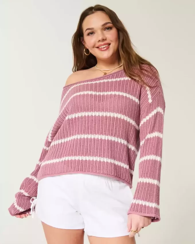 Einfacher Pullover im Häkelstil Einfacher Pullover im Häkelstil