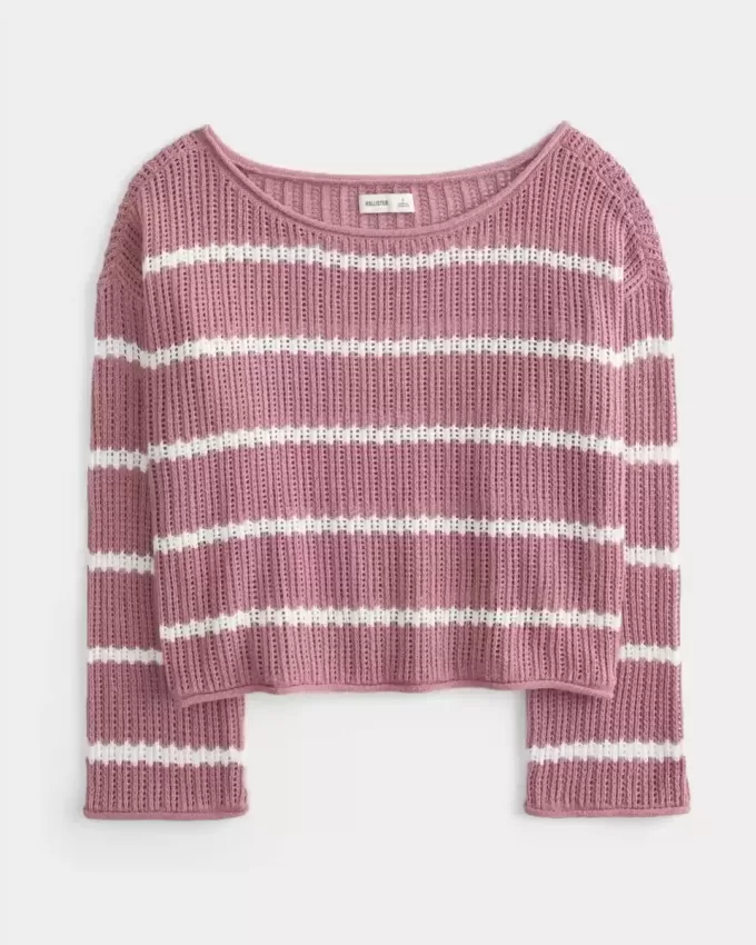 Einfacher Pullover im Häkelstil Einfacher Pullover im Häkelstil