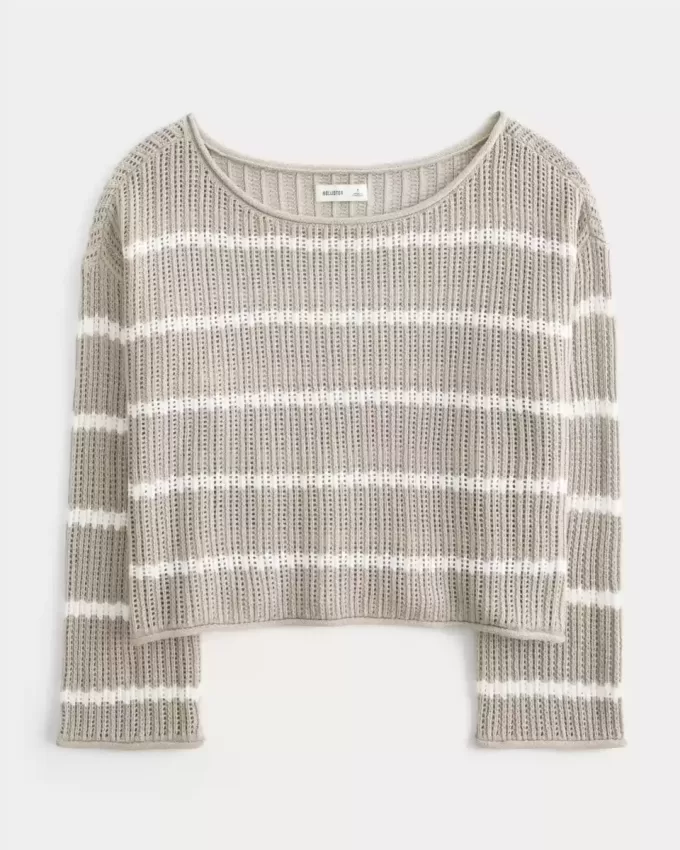 Einfacher Pullover im Häkelstil Einfacher Pullover im Häkelstil