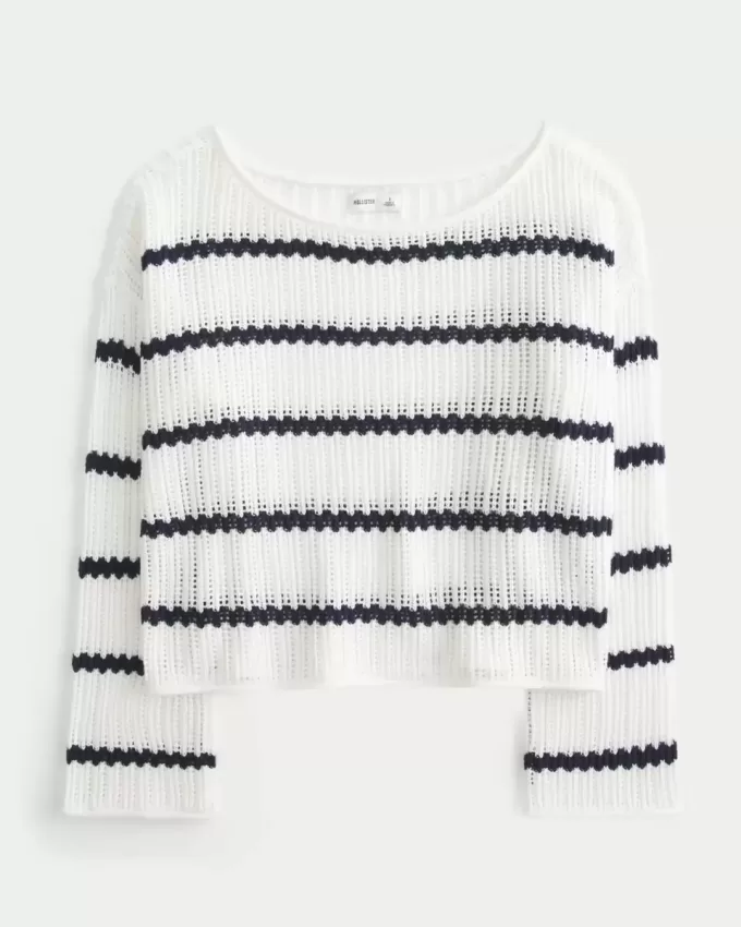Einfacher Pullover im Häkelstil Einfacher Pullover im Häkelstil