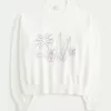 Einfacher West Coast Beach Graphic Crew Sweater Einfacher West Coast Beach Graphic Crew Sweater