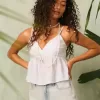 Einfaches Babydoll-Oberteil mit Paisleymuster Einfaches Babydoll-Oberteil mit Paisleymuster