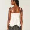 Einfaches Babydoll-Top mit Nieten Einfaches Babydoll-Top mit Nieten