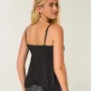 Einfaches Babydoll-Top mit Nieten Einfaches Babydoll-Top mit Nieten