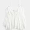 Einfaches Babydoll-Top mit Nieten Einfaches Babydoll-Top mit Nieten