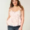 Einfaches Chiffon-Babydoll-Top Einfaches Chiffon-Babydoll-Top