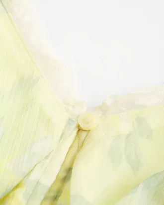 Einfaches Chiffon-Babydoll-Top
