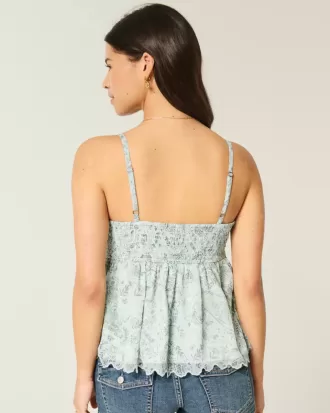 Einfaches Chiffon-Babydoll-Top