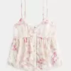 Einfaches Chiffon-Babydoll-Top Einfaches Chiffon-Babydoll-Top