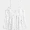 Einfaches Chiffon-Babydoll-Top Einfaches Chiffon-Babydoll-Top