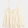 Einfaches Chiffon-Babydoll-Top Einfaches Chiffon-Babydoll-Top