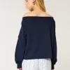 Einfaches, doppeltes, schulterfreies Sweatshirt Einfaches, doppeltes, schulterfreies Sweatshirt