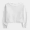 Einfaches, doppeltes, schulterfreies Sweatshirt Einfaches, doppeltes, schulterfreies Sweatshirt