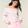Einfaches, doppeltes, schulterfreies Sweatshirt mit Camouflage-Muster Einfaches, doppeltes, schulterfreies Sweatshirt mit Camouflage-Muster