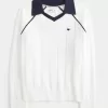 Einfaches Langarm-Pullover-Polo Einfaches Langarm-Pullover-Polo