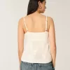 Einfaches Neckholder-Babydoll-Camisole im Nadelspitzen-Stil Einfaches Neckholder-Babydoll-Camisole im Nadelspitzen-Stil