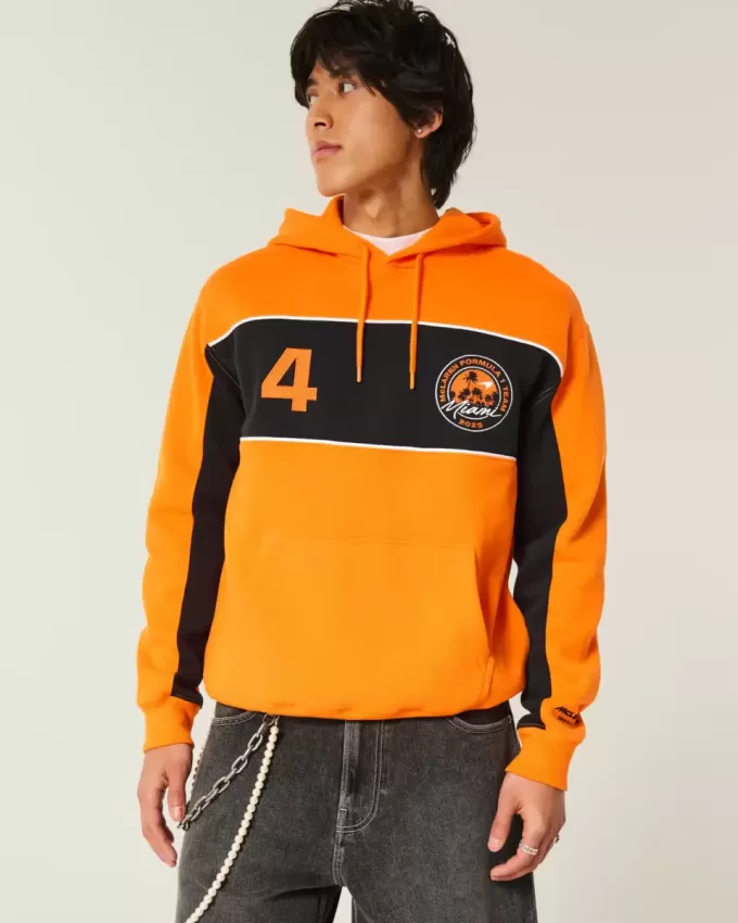 Entspannter Hoodie mit McLaren-Grafik