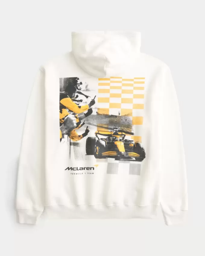 Entspannter Hoodie mit McLaren-Grafik Entspannter Hoodie mit McLaren-Grafik