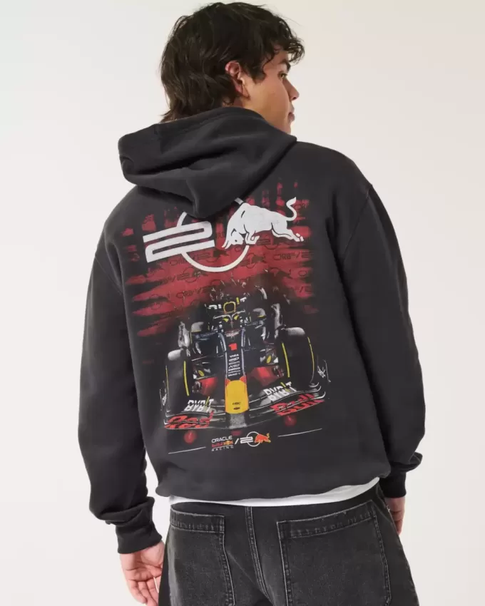 Entspannter Kapuzenpullover mit Grafik von Oracle Red Bull Racing Entspannter Kapuzenpullover mit Grafik von Oracle Red Bull Racing