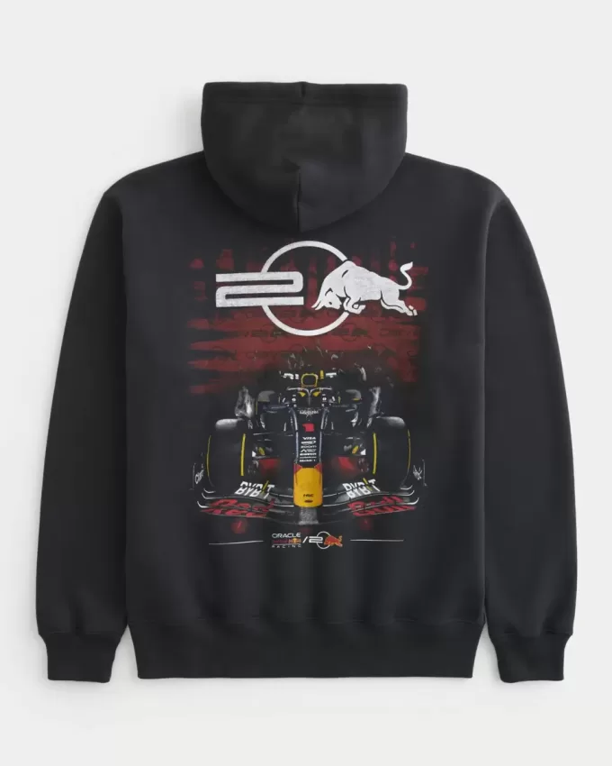 Entspannter Kapuzenpullover mit Grafik von Oracle Red Bull Racing Entspannter Kapuzenpullover mit Grafik von Oracle Red Bull Racing