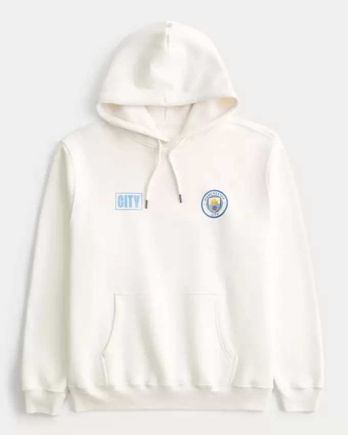 Entspannter Manchester City Grafik-Hoodie Entspannter Manchester City Grafik-Hoodie