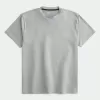Entspanntes Stretch-T-Shirt mit Rundhalsausschnitt Entspanntes Stretch-T-Shirt mit Rundhalsausschnitt