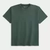 Entspanntes Stretch-T-Shirt mit Rundhalsausschnitt Entspanntes Stretch-T-Shirt mit Rundhalsausschnitt