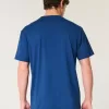 Entspanntes Stretch-T-Shirt mit Rundhalsausschnitt Entspanntes Stretch-T-Shirt mit Rundhalsausschnitt