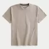 Entspanntes Stretch-T-Shirt mit Rundhalsausschnitt Entspanntes Stretch-T-Shirt mit Rundhalsausschnitt