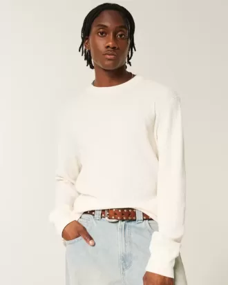 Entspanntes Thermo-Langarmshirt mit Rundhalsausschnitt