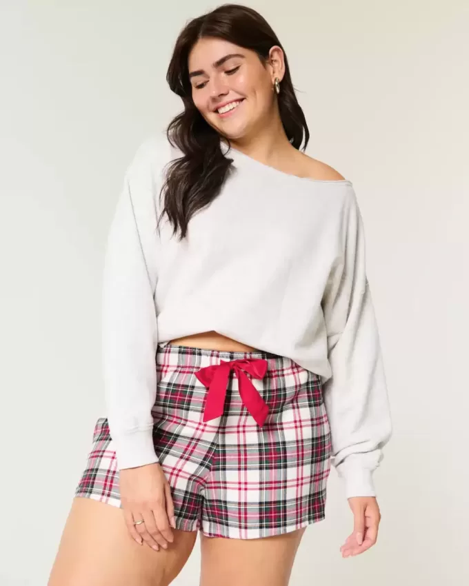 Flanellshorts zum Binden Flanellshorts zum Binden