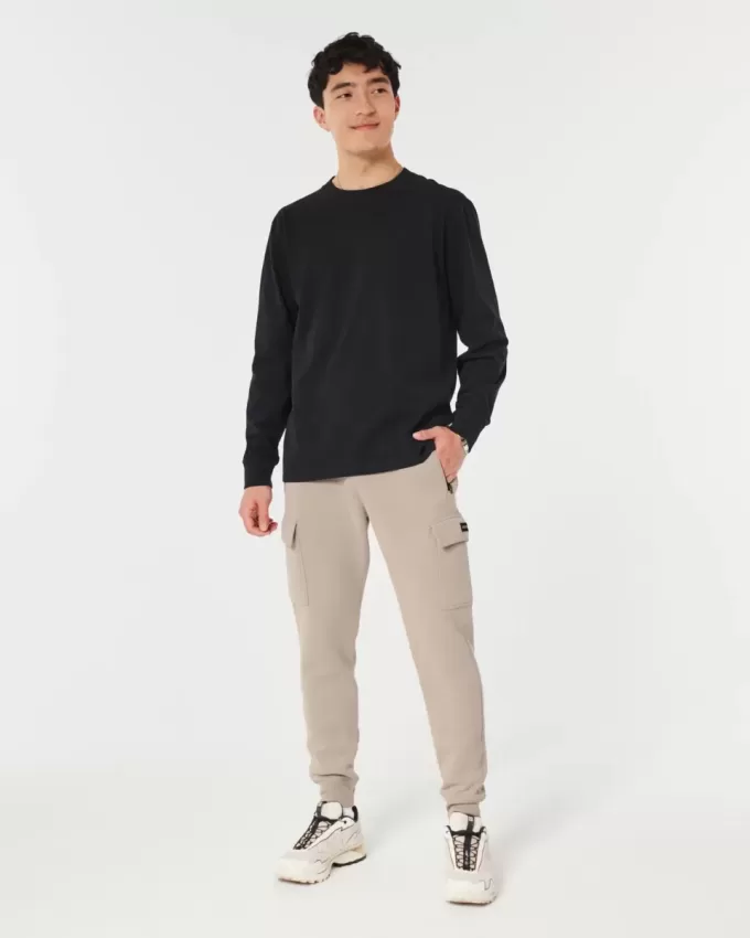 Fleece-Cargo-Jogginghose