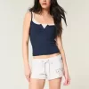 Fleece-Shorts mit Mini-Zahlengrafik Fleece-Shorts mit Mini-Zahlengrafik