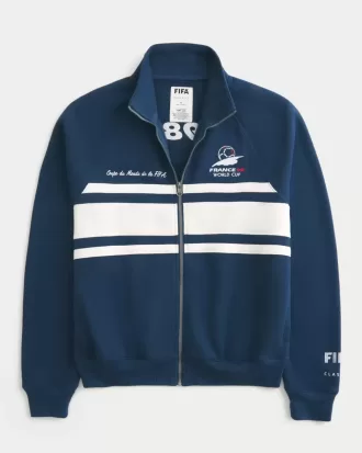 Fleece-Trainingsjacke mit Grafik zur FIFA-Weltmeisterschaft Frankreich 1998