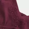Flyaway-Babydoll-Oberteil in Crinkle-Shine Flyaway-Babydoll-Oberteil in Crinkle-Shine