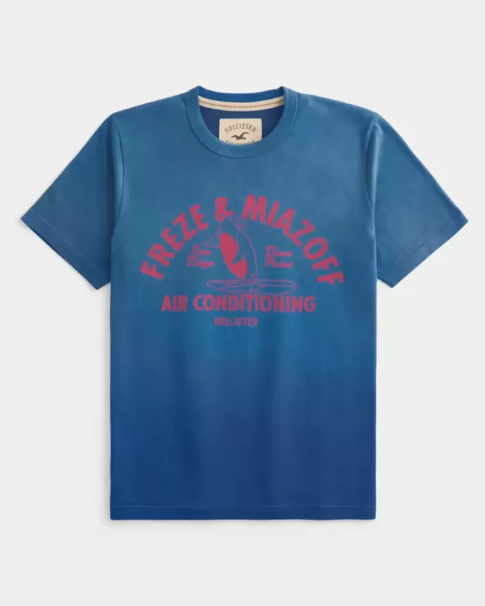 Freze & Miazoff – T-Shirt mit Klimaanlagen-Grafik Freze & Miazoff – T-Shirt mit Klimaanlagen-Grafik