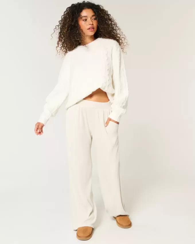 Gemütliche gerippte Baggy-Hose Gemütliche gerippte Baggy-Hose