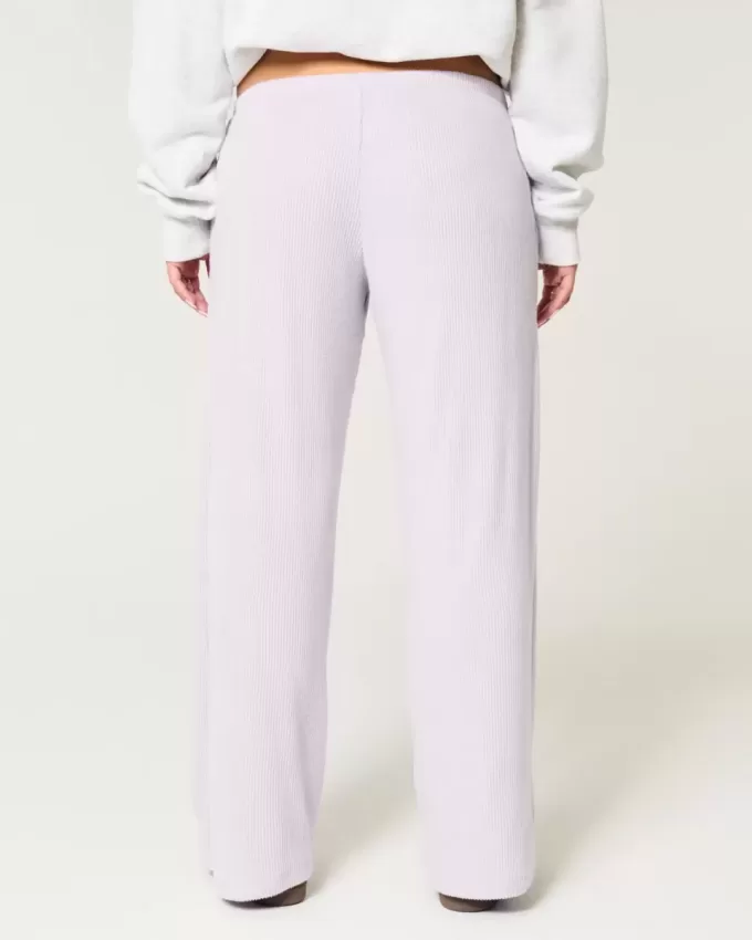 Gemütliche gerippte Baggy-Hose mit Kordelzug Gemütliche gerippte Baggy-Hose mit Kordelzug
