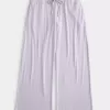 Gemütliche gerippte Baggy-Hose mit Kordelzug Gemütliche gerippte Baggy-Hose mit Kordelzug