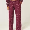 Gemütliche gerippte Hose mit weitem Bein Gemütliche gerippte Hose mit weitem Bein