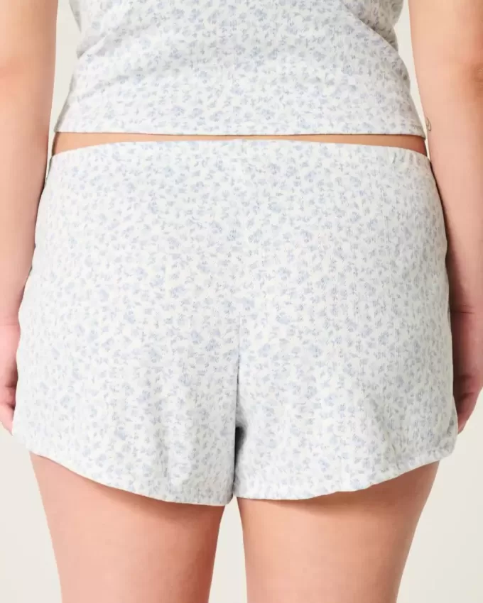 Gemütlicher Pointelle-Shorty mit Schleife Gemütlicher Pointelle-Shorty mit Schleife