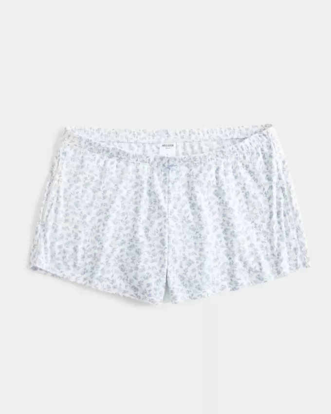 Gemütlicher Pointelle-Shorty mit Schleife Gemütlicher Pointelle-Shorty mit Schleife